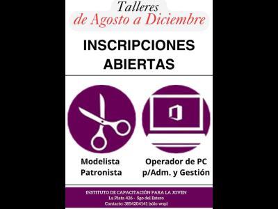 Servicios Clases y Cursos INSTITUTO DE CAPACITACIN PARA LA JOVEN